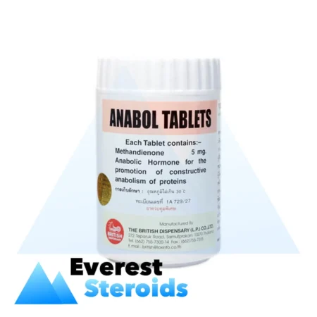 Methandienone British Dispensary Anabol (5 mg - 1000 tab)
