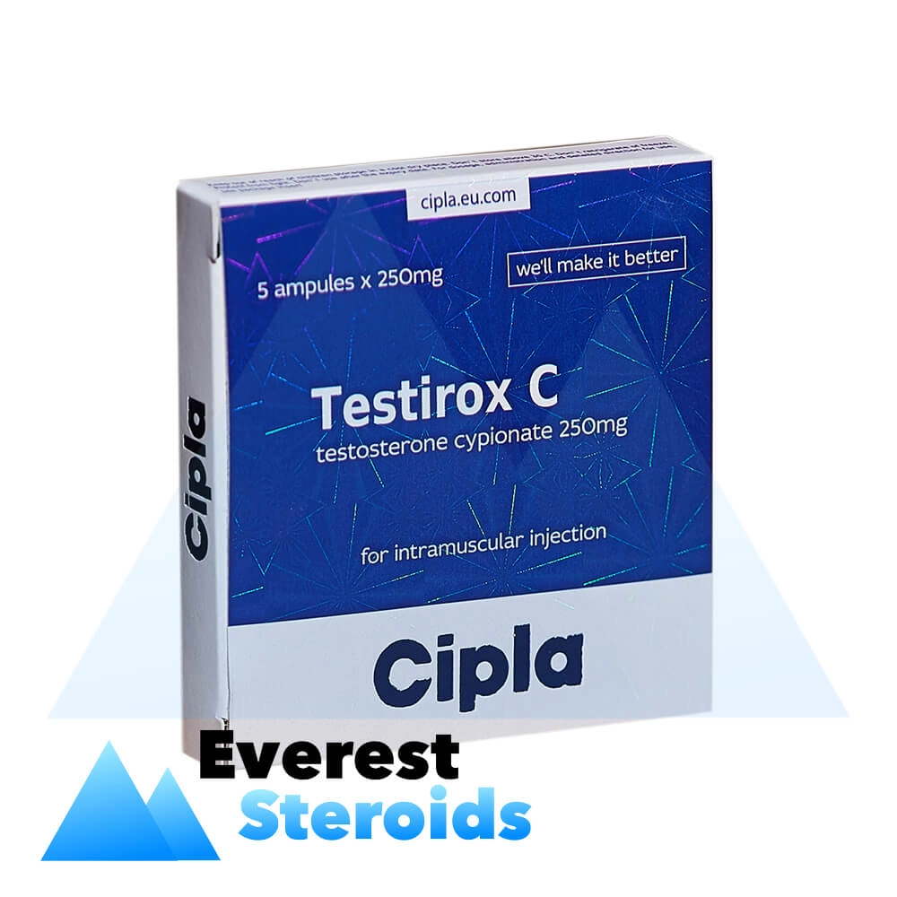 Testosterone Cypionate Cipla Testirox C (250 mg/ml - 5 ampoules)